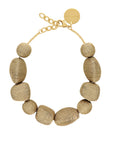 Wrapped Organic Necklace Gold - Vanessa Baroni