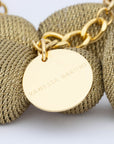 Wrapped Organic Necklace Gold - Vanessa Baroni