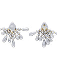 Chandelier Pearl Earring Grey Pearl - Vanessa Baroni