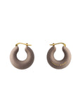 Circlet Earring Matt Taupe - Vanessa Baroni