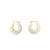 Circlet Earring Snow White Marble - Vanessa Baroni