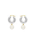 Circlet Pearl Earring Silver Pearl