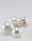 Double Pearl Earring Pearl - Vanessa Baroni