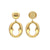 Turtle Earring Gold - Vanessa Baroni