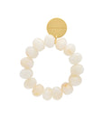 Stone Flex Bracelet Pearl Marble