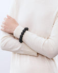 Beads Bracelet Matt Black - Vanessa Baroni