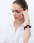 Flat Chain Bracelet Aubergine