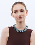 Flat Chain Necklace Winter Mint - Vanessa Baroni