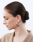 Moon Earring Silver Vintage - Vanessa Baroni