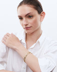 Hexagon Bracelet Gold