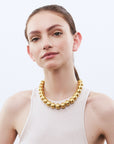 Small Beads Necklace Short Gold Vintage - Vanessa Baroni