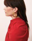 Bamboo Big Earring Gold - Vanessa Baroni