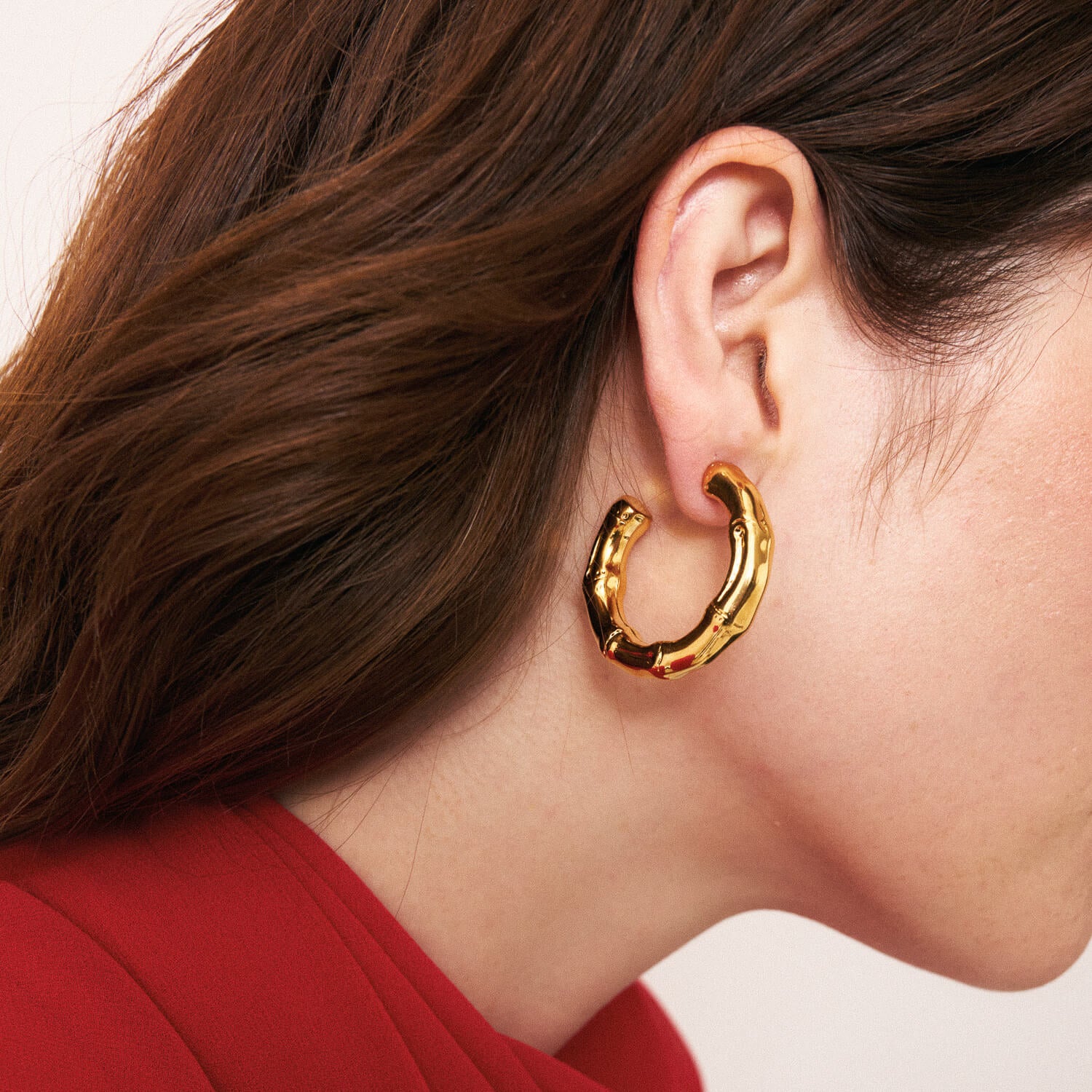 Bamboo Small Earring Gold - Vanessa Baroni