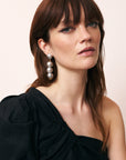 Small Beads Earring Grey Pearl - Vanessa Baroni