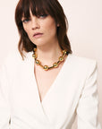 Ball Chain Necklace Short Gold - Vanessa Baroni