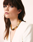 Mini Organic Shaped Necklace Gold - Vanessa Baroni