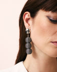 Wrapped Small Beads Earring Silver - Vanessa Baroni