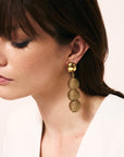 Wrapped Small Beads Earring Gold - Vanessa Baroni