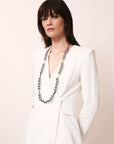 Ball Chain Necklace Long Silver - Vanessa Baroni