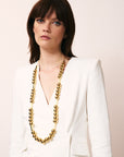 Ball Chain Necklace Long Gold - Vanessa Baroni