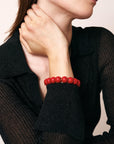 Mini Beads Bracelet Scarlet Red - Vanessa Baroni