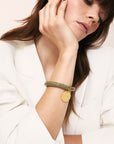 Flex Bracelet Light Olive Marble - Vanessa Baroni