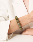 Beads Bracelet Light Olive Marble - Vanessa Baroni