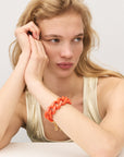 Flat Chain Bracelet Orange