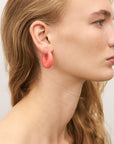 Moon Earring New Flamingo - Vanessa Baroni