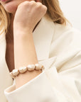 Organic Pearl Bracelet Champagner Pearl