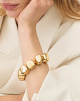 Organic Shaped Bracelet Gold - Vanessa Baroni