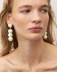 Small Beads Earring Pearl