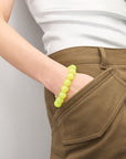 Mini Beads Bracelet Neon Yellow Marble - Vanessa Baroni