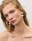 Waterfall Pearl Earring Pearl