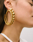 Loop Beads Earring Gold - Vanessa Baroni