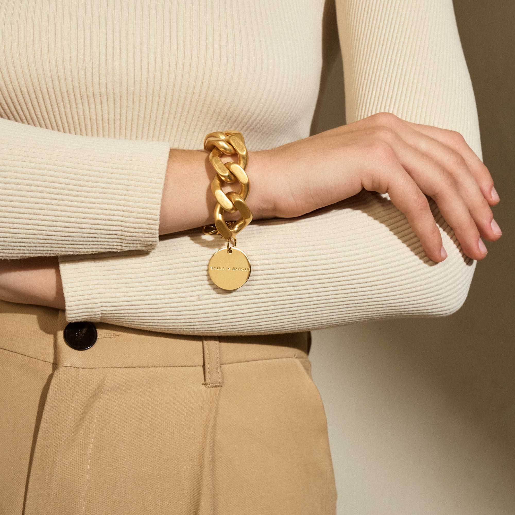 Gold Chain bracelet - Bottega Veneta