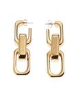 Big Tank Earring Gold - Vanessa Baroni