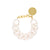 Flat Chain Bracelet Off-White | Vanessa Baroni.