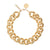 BIG Flat Chain Necklace Gold Vintage - Vanessa Baroni