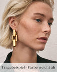 Big Tank Earring Gold - Vanessa Baroni