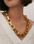 Tank Necklace Gold Vintage - Vanessa Baroni