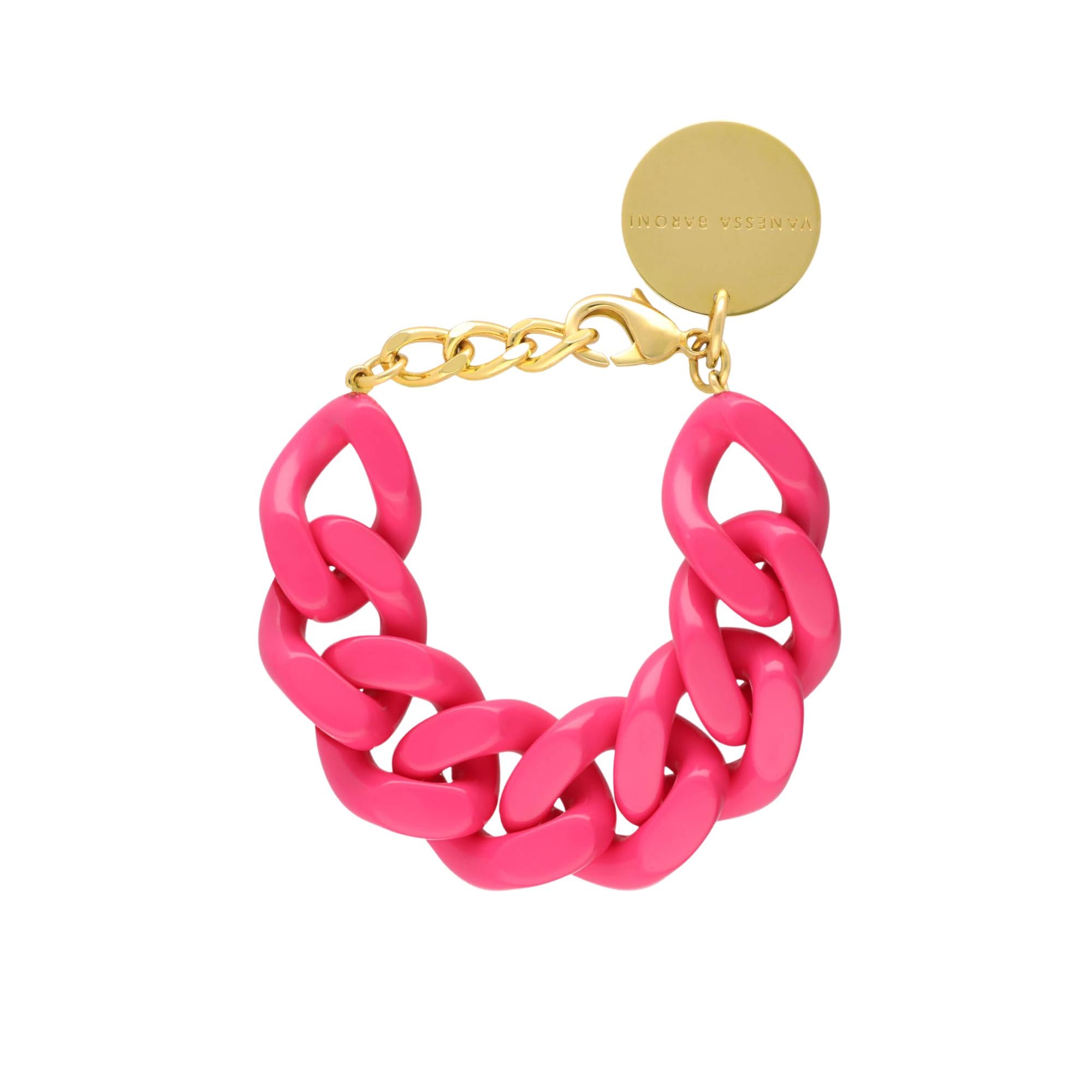 Hot Pink Chain Bracelet