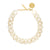 Flat Chain Necklace Pearl Marble - Vanessa Baroni