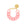 Flat Chain Bracelet Neon Pink Marble - Vanessa Baroni