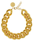 BIG Flat Chain Necklace Gold - Vanessa Baroni