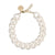 BIG Flat Chain Necklace Off-White | Vanessa Baroni.