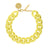 BIG Flat Chain Necklace Yellow - Vanessa Baroni