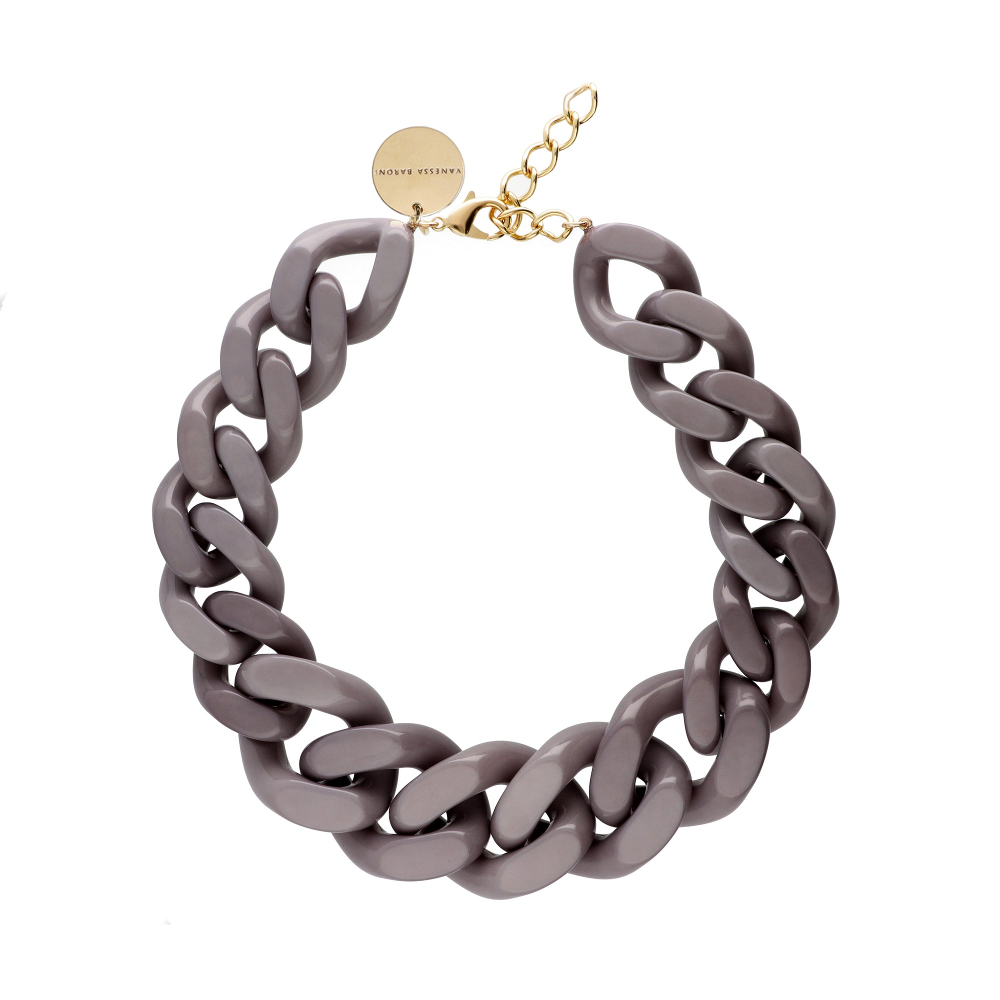 GREAT Necklace dark taupe - Vanessa Baroni