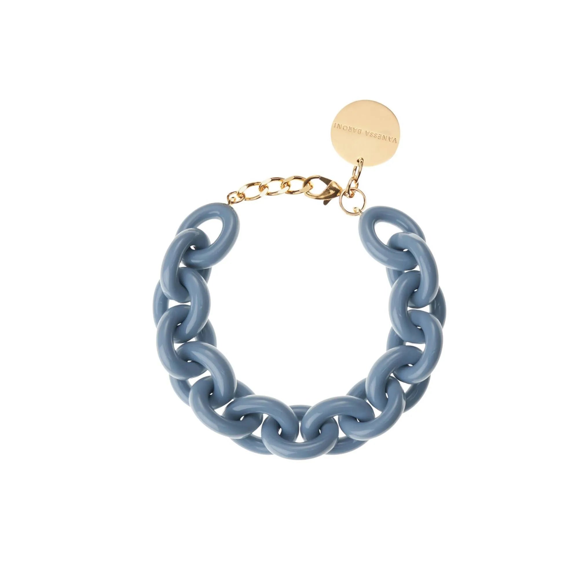 Circle Bracelet Pigeon Blue - Vanessa Baroni