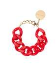 Flat Chain Bracelet Red - Vanessa Baroni